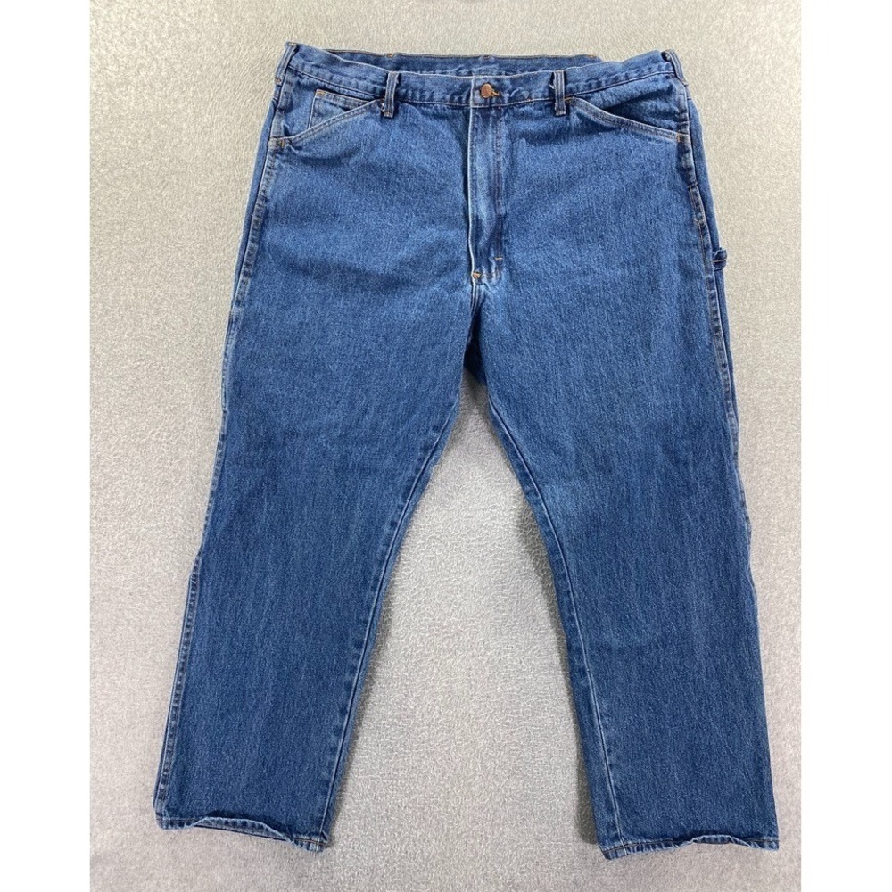 Vintage Round House Men's‎ 42x30 Rugged Heavyweight Denim Jeans USA Workwear